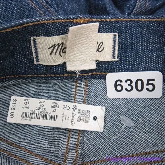 NEW Madewell The Perfect Vintage‎ Straight Jean in Greenhaven Wash, 23 - Picture 12 of 15
